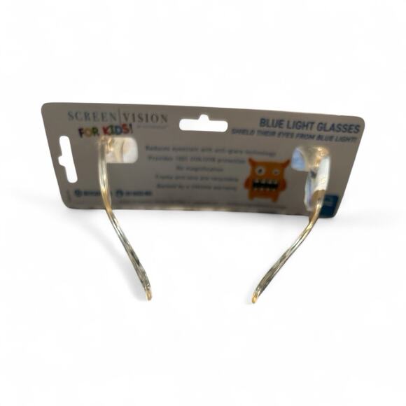 ICU Clear Screen Vision Blue Light Glasses for Kids! Shield Their Eyes NWT - Picture 3 of 4